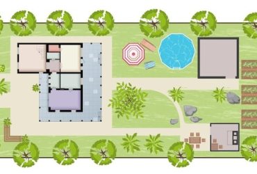 top-view-country-with-house-cour