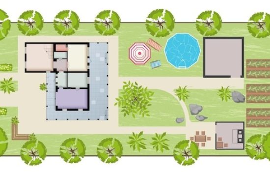 top-view-country-with-house-cour